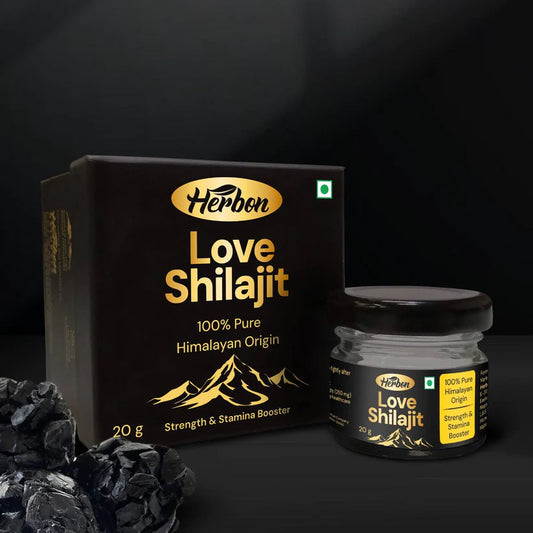 Herbon Love Pure Himalayan Organic Resin Shilajit ( Buy 1 Get 1 Free )